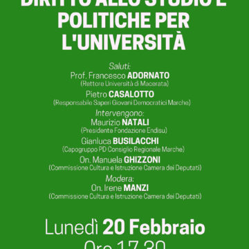 Diritto allo studio e politiche per l’Università